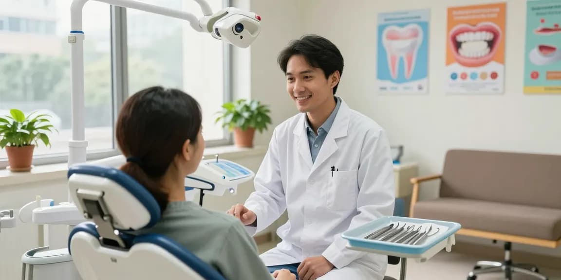 Person checking their dental options as they check out this site for local dentists in a welcoming clinic.