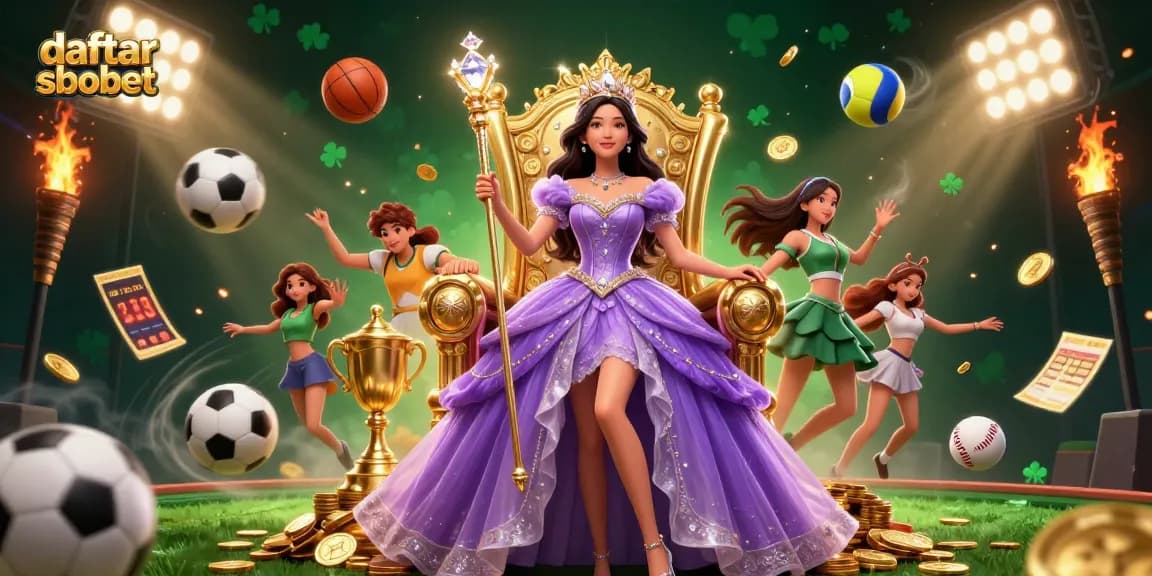 Engage in taruhan experience with daftar sbobet in an enchanting 3D sports betting illustration