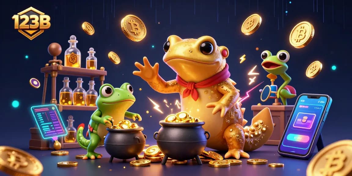 Bet on 123B and win gold coins while the salamander alchemist creates riches!
