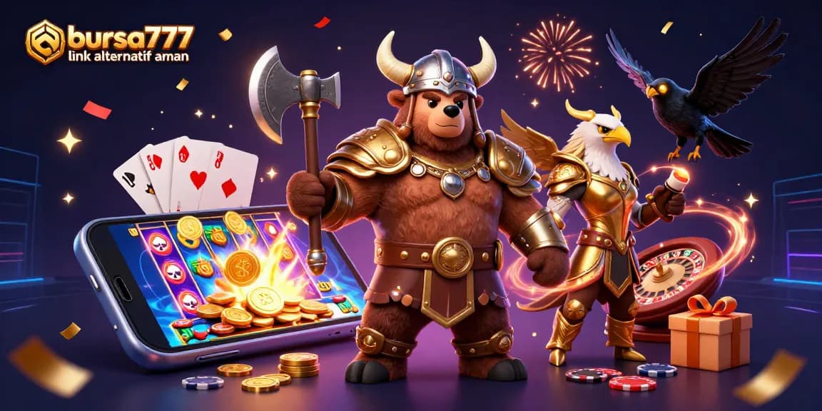 Experience the excitement with bursa777 link alternatif aman featuring vibrant slot games and thrilling characters.