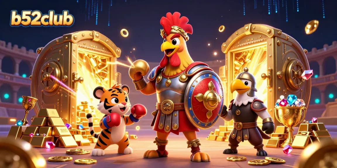 Engage in thrilling gameplay at b52club with dynamic treasures and playful characters.