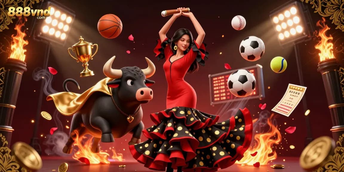 Enhance your gaming experience at 888vnd com with vibrant 3D action featuring sports elements and striking visuals.