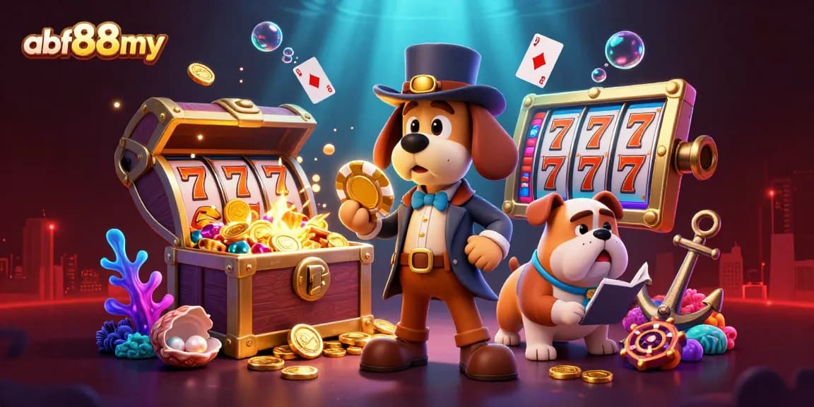 Examine golden poker chip clues with afb88my in a vibrant 3D casino scene filled with thrill.