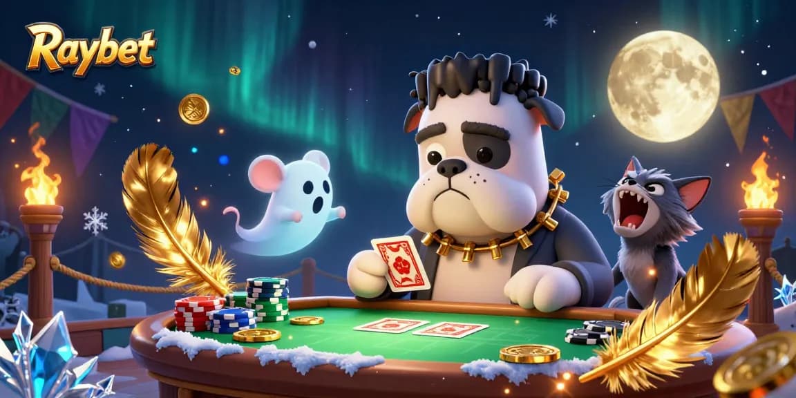 Raybet slots and jackpots come alive with vibrant characters in an exciting 3D casino scene.