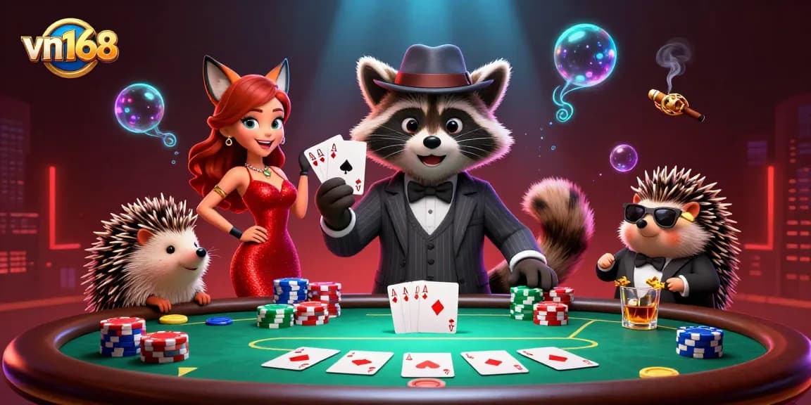 Experience the thrill of winning with vn168 in this vibrant, action-packed poker scene.