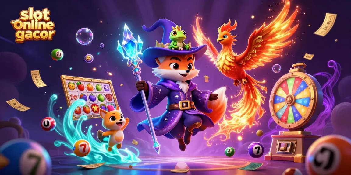Menangkan slot online gacor dengan keajaiban dan karakter 3D yang memikat ditemani berbagai elemen permainan