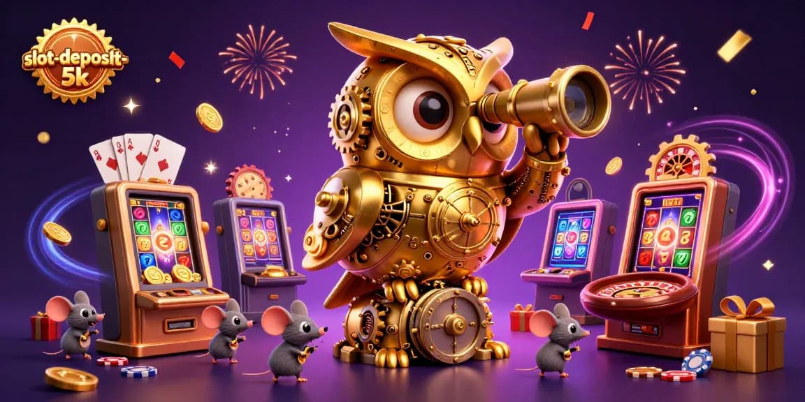 Experience thrilling wins at slot-deposit-5k with dynamic slot games and rich casino visual elements.