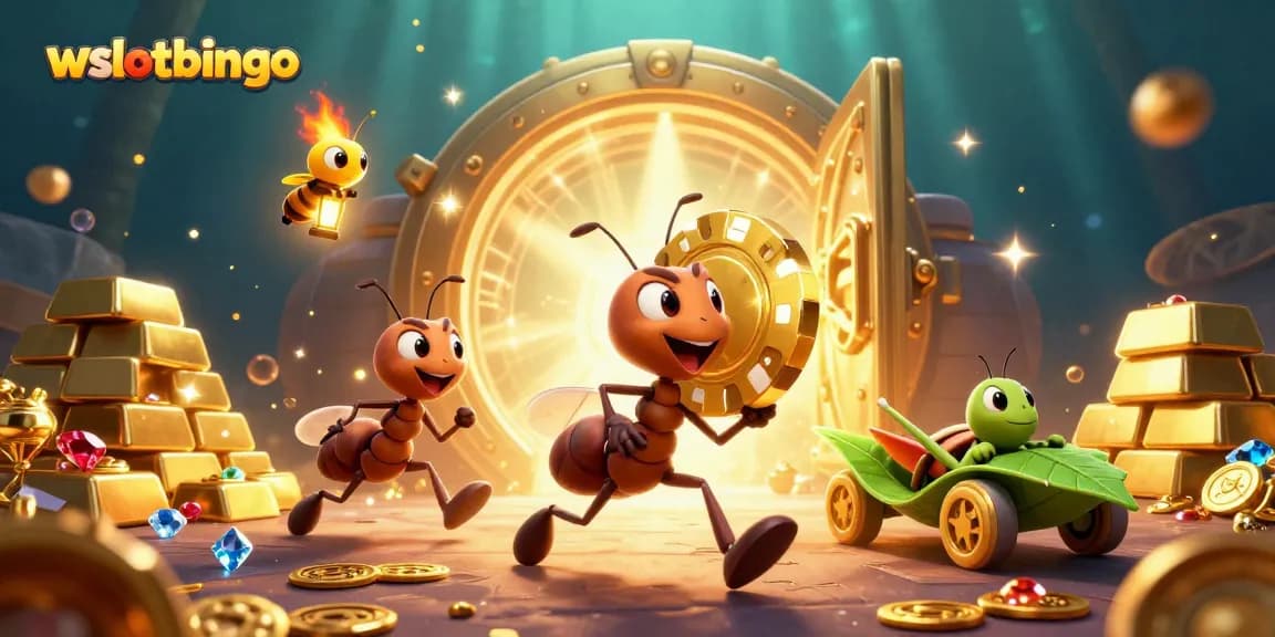 Menggali keseruan bingo di wslotbingo dengan heist chip poker emas dan karakter kartun unik.