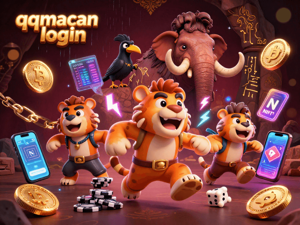 Experience the thrill of qqmacan login with neon-infused casino action in a prehistoric setting.