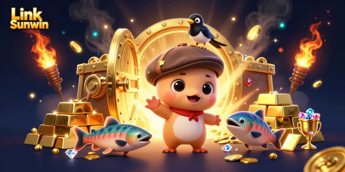 Experience the excitement at Link Sunwin as Nessie and friends celebrate winning treasures!