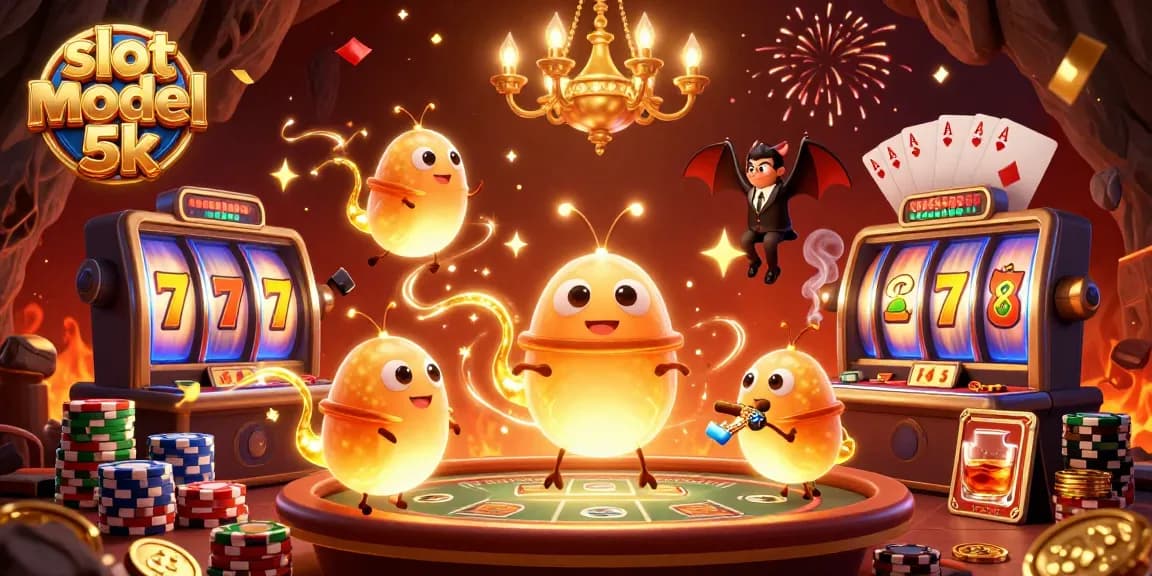 Engage with the thrilling slot modal 5k casino atmosphere, illuminated by glowworms and dynamic slot reels.