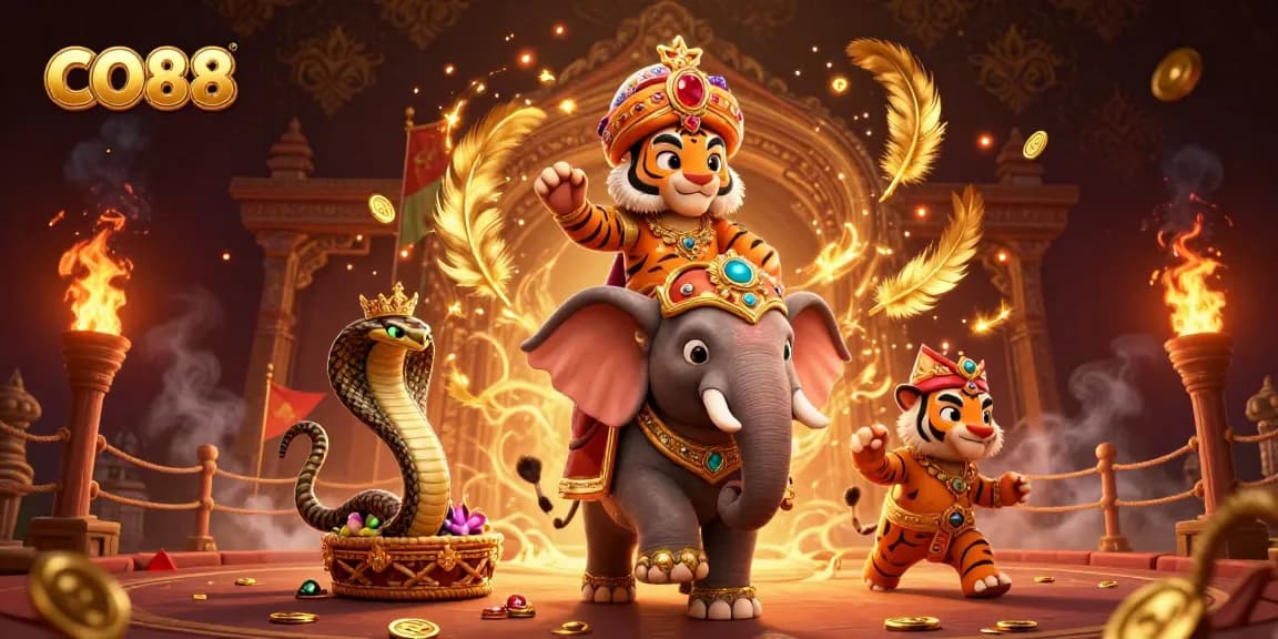 Experience the thrilling gaming atmosphere of CO88 with vibrant characters and rich details.