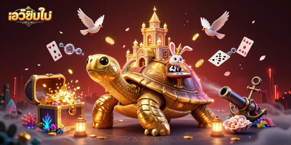 เอวีซับไทย สนุกสนานกับคาสิโนออนไลน์ในภาพ 3D ของเต่าทองคำยักษ์