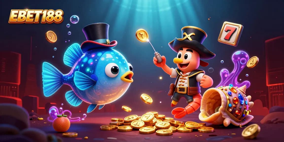 Experience thrilling wins at EBET188 with slot games and vibrant characters in action.