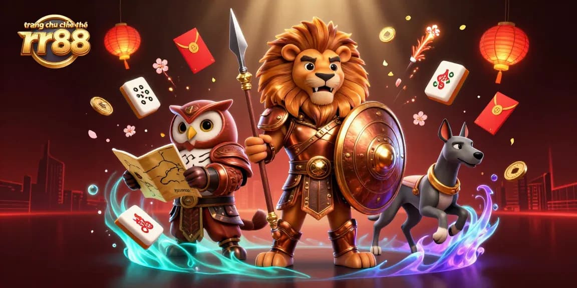 Win big at the trang chủ chính thức rr88 casino, featuring vibrant colors and dynamic characters in action.