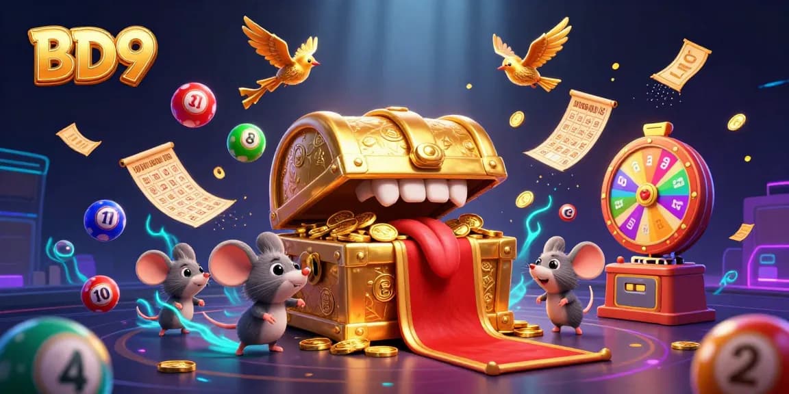 Experience the thrilling gaming adventure at BD9 with exciting lottery games and vibrant treasures.
