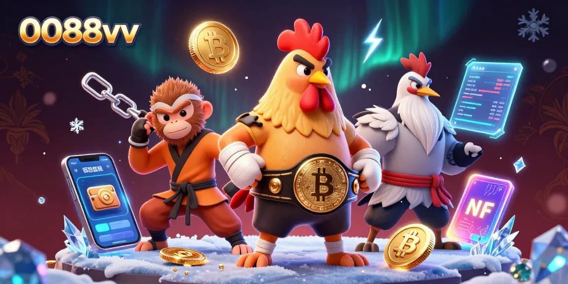 Experience thrilling gambling entertainment at 0088vv with vibrant characters and dynamic game elements.