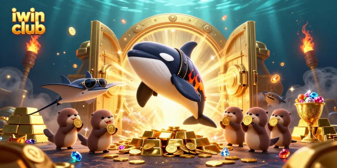 Experience the excitement of iwin club with thrilling underwater gaming elements and characters.