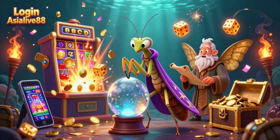 Experience the thrill of Login Asialive88 with captivating casino visuals and dynamic gaming elements.