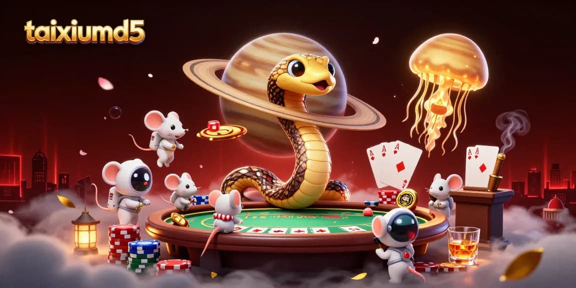 Engage in thrilling action at taixiumd5 with mice betting on a roulette wheel in cosmic casino.