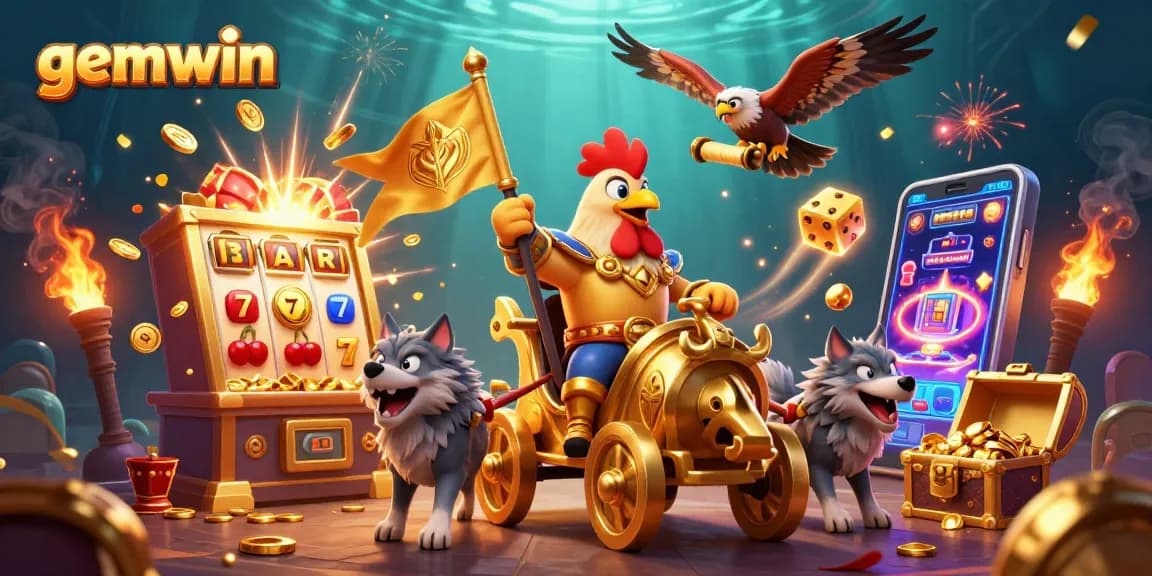 Experience the excitement of gemwin casino games with dynamic symbols and vibrant characters.
