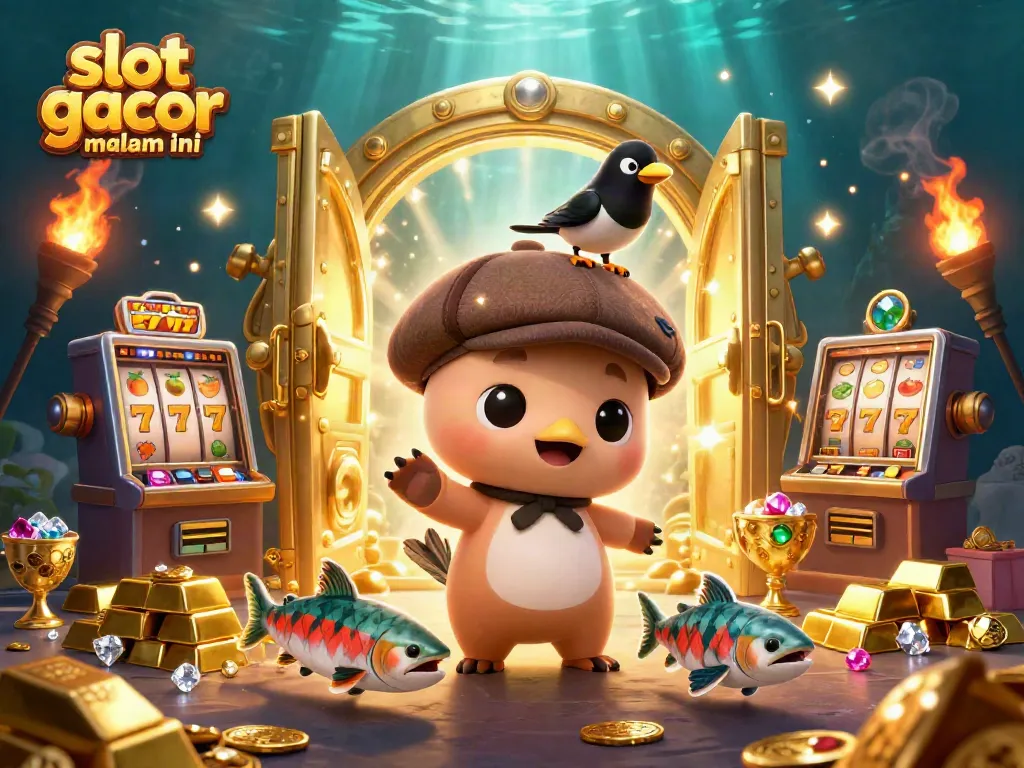 Menangkan slot gacor malam ini dengan tampilan penuh warna dan karakter menarik dalam suasana kasino.