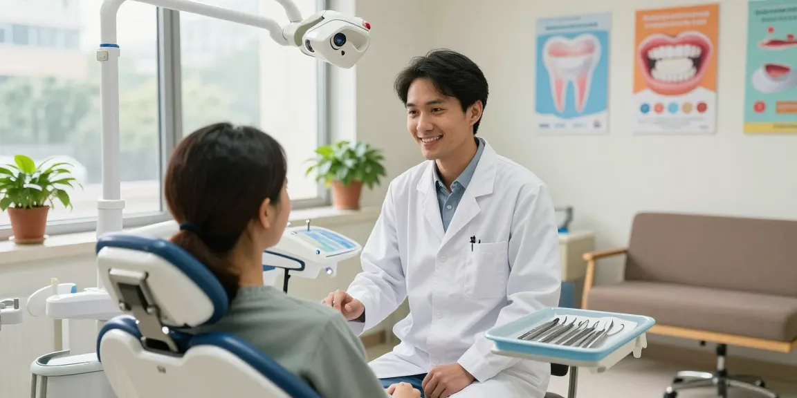 Person checking their dental options as they check out this site for local dentists in a welcoming clinic.