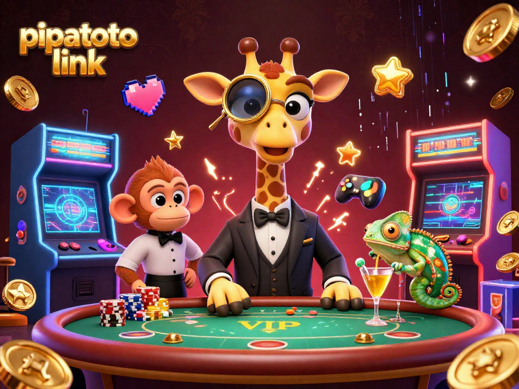 Experience the thrill at pipatoto link with vivid gaming elements and lively 3D characters.