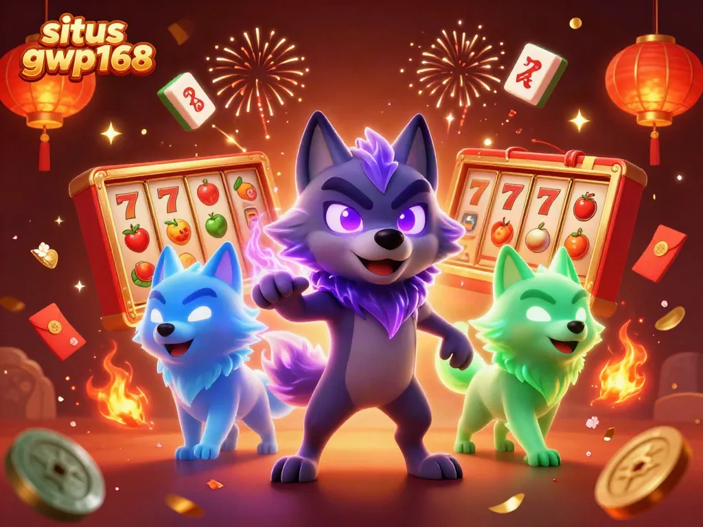 Permainan slot menarik di situs gwp168 dengan karakter seru dan elemen keberuntungan.