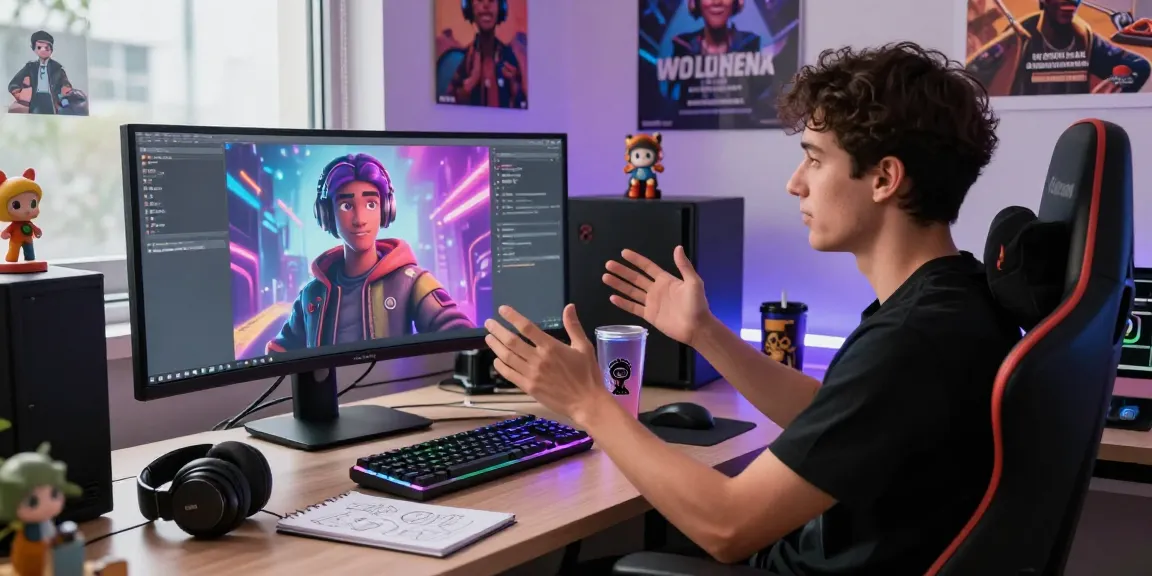 Engaging with Crushon AI in a modern digital workspace, highlighting interactive character AI.