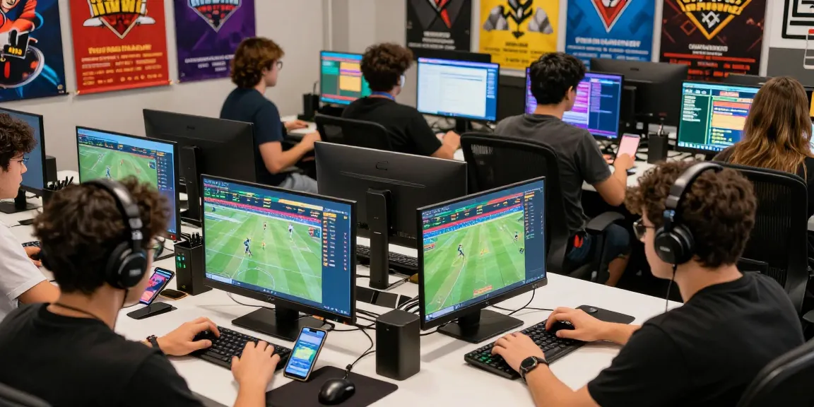 Players engaging on the Playin exchange platform enjoying exciting live sports betting experience in a modern setting.