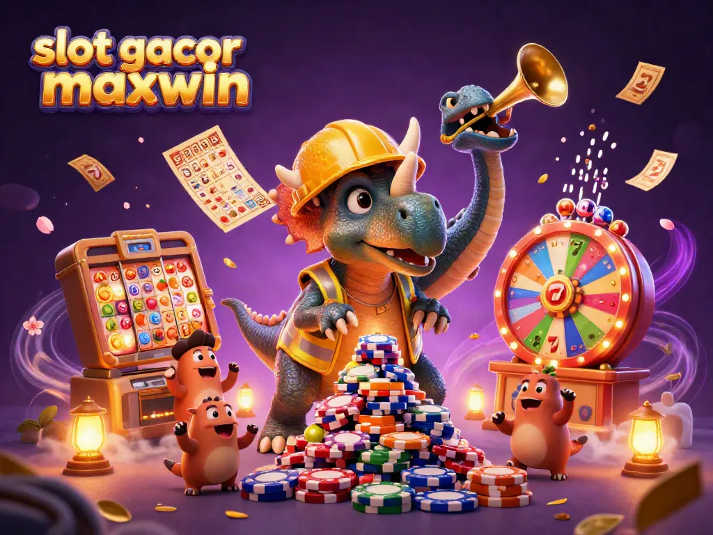 Menangkan slot gacor maxwin dengan karakter kartun 3D merayakan di tengah permainan yang mendebarkan.