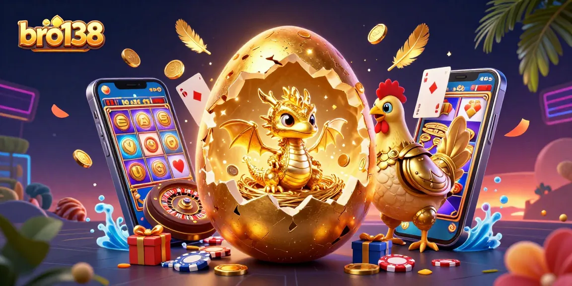 Experience excitement at bro138 with a golden dragon revealing jackpot treasures and dynamic gaming elements.