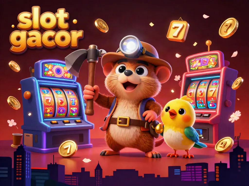 Menyaksikan aksi slot gacor yang mengasyikkan dengan karakter dan elemen keberuntungan di kasino.