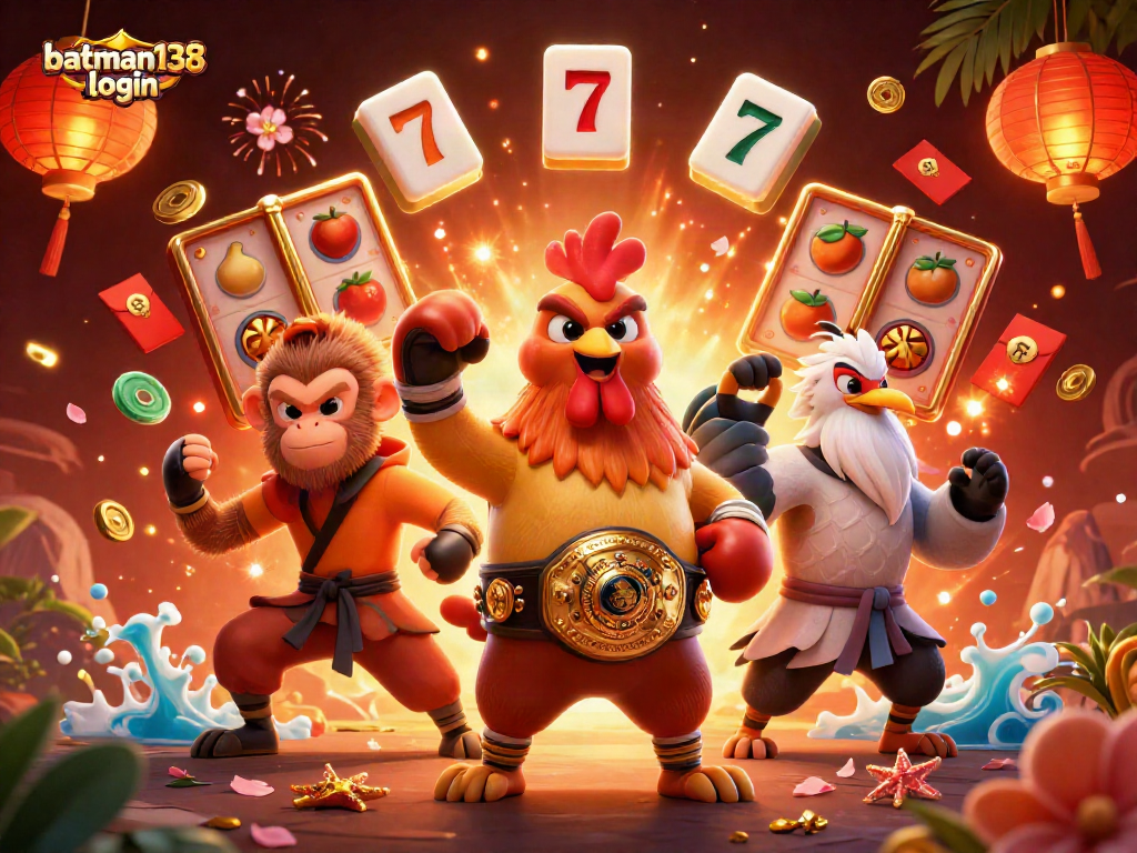 Experience thrilling action with batman138 login showcasing dynamic casino elements and vibrant characters.