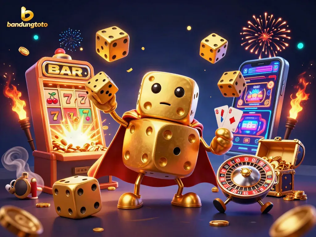 Engage with bandungtoto's vibrant casino experience featuring dynamic golden characters and exciting game elements.