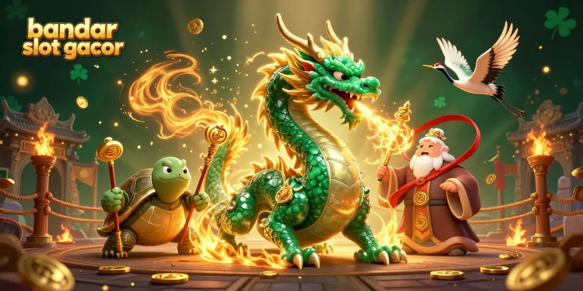Menangkan slot gacor dengan keberuntungan dalam gambaran naga zamrud dan kura-kura bijak.
