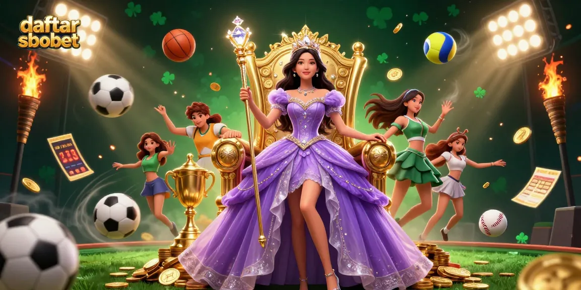 Engage in taruhan experience with daftar sbobet in an enchanting 3D sports betting illustration