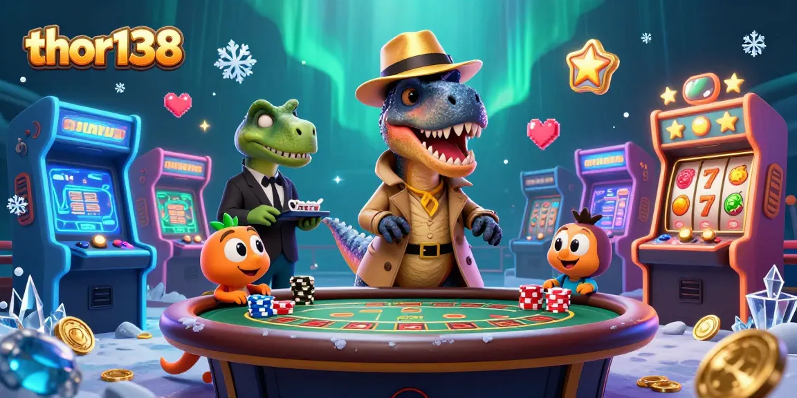 thor138 memenangkan permainan slot dan kartu dengan karakter unik dan elemen kasino