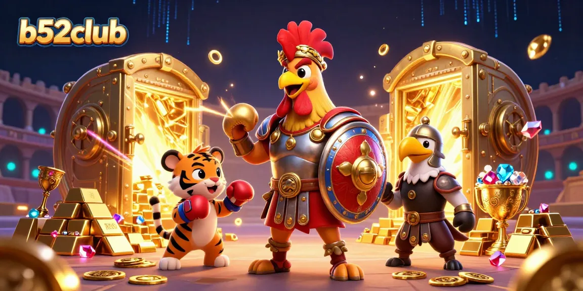Engage in thrilling gameplay at b52club with dynamic treasures and playful characters.