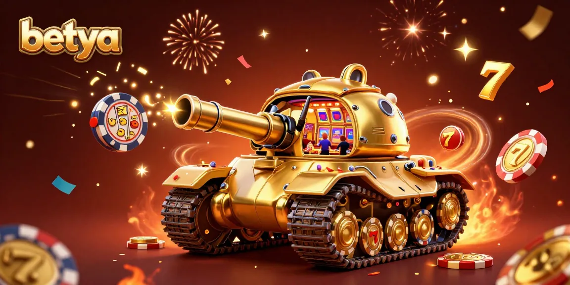 Engage in thrilling bets at betya's vibrant casino atmosphere filled with confetti and jackpots.
