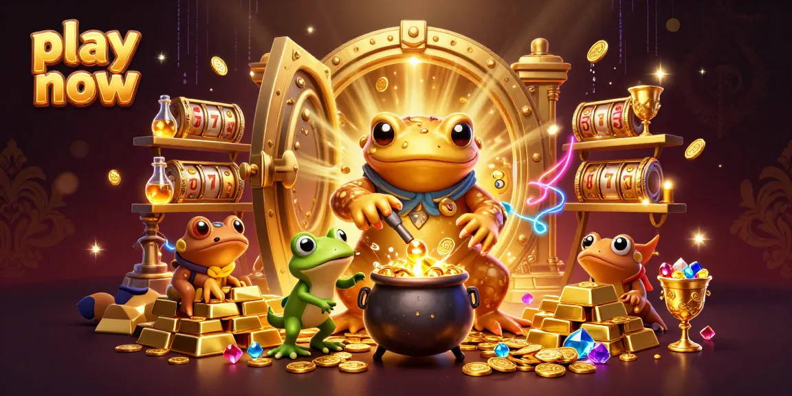 Play now for thrilling adventures in a magical casino realm with vibrant characters.